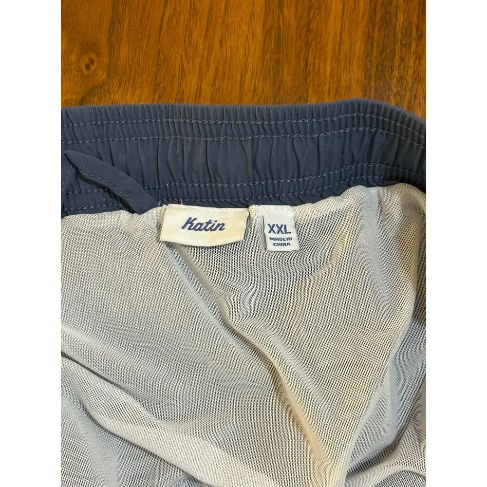 Gray‎ Katin Mesh-Lined Poolside Volley Water Shorts | Swim Trunks - (Men's XXL)